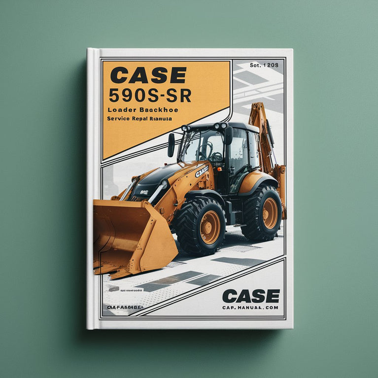 Manual de servicio y reparación de retroexcavadoras y cargadoras Case 580SR 590SR 695SR