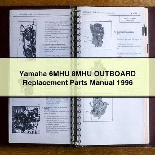 Yamaha 6MHU 8MHU OUTBOARD Replacement Parts Manual 1996 PDF Download