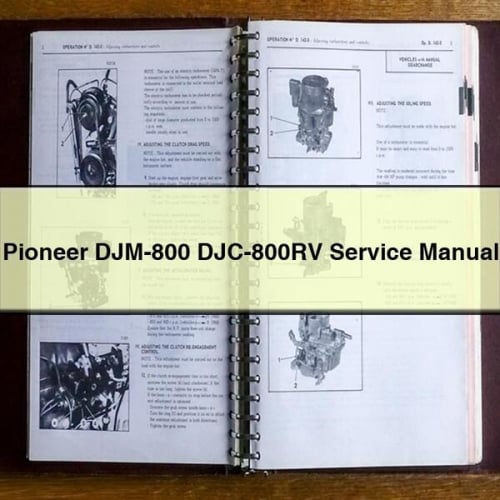 Pioneer DJM-800 DJC-800RV Service Manual PDF Download