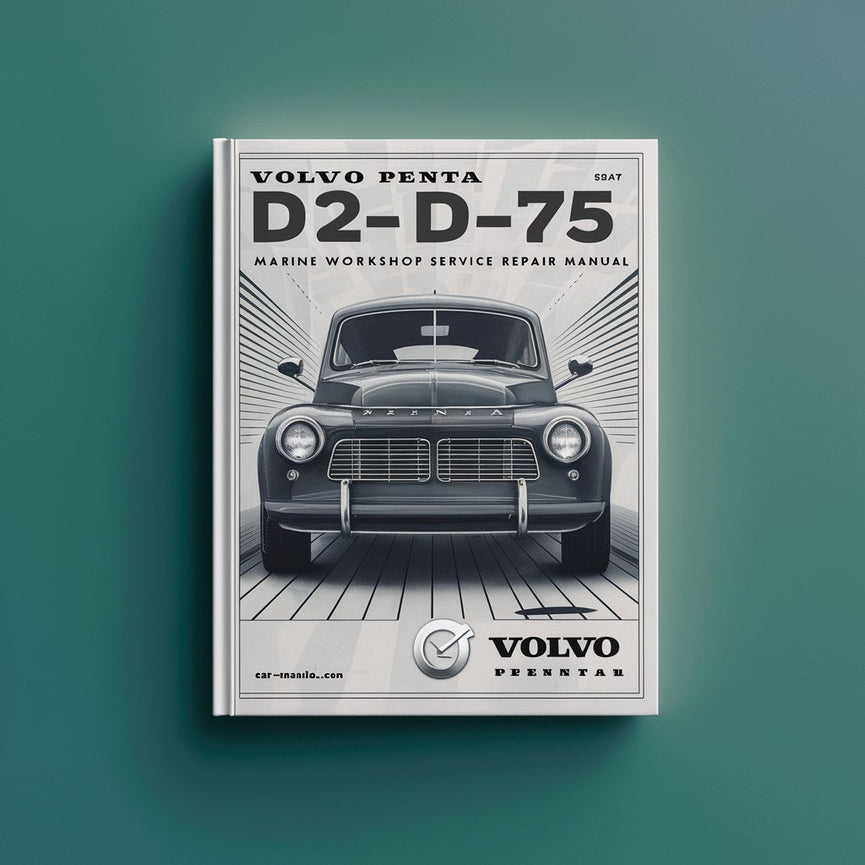 VOLVO PENTA D2-55 D2-75 Marine Workshop Service Manual PDF Download