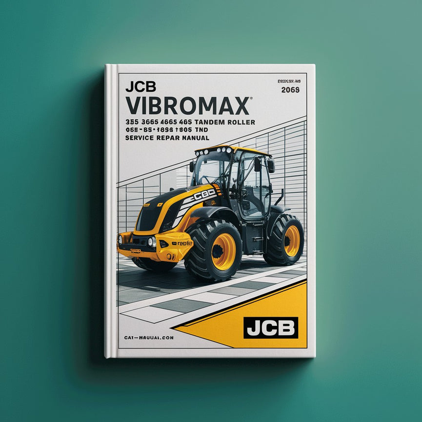 Manuel de réparation et d'entretien du rouleau tandem JCB VIBROMAX 355 365 455 465 et du rouleau combiné 355K 365K 455K 465K