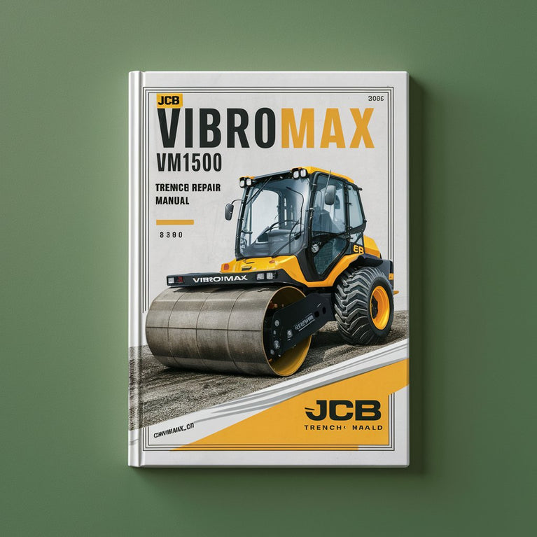 JCB VIBROMAX VM1500 Trench Roller Service Repair Manual