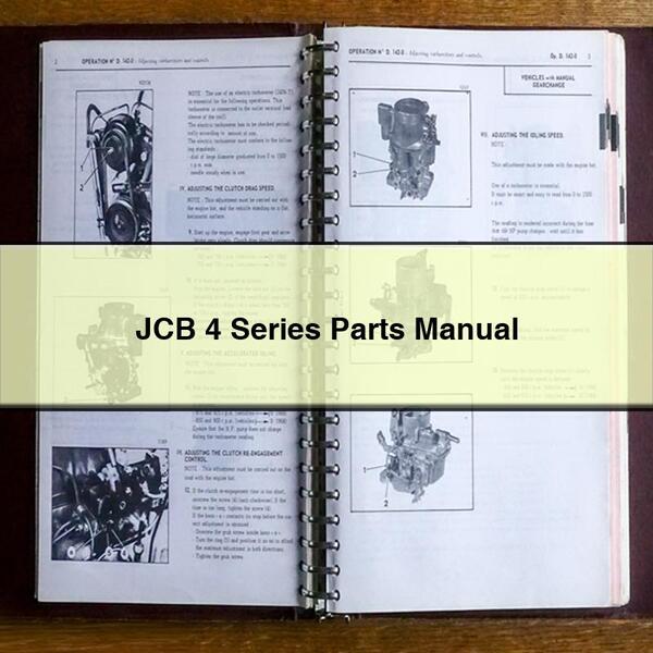 JCB 4 Series Parts Manual