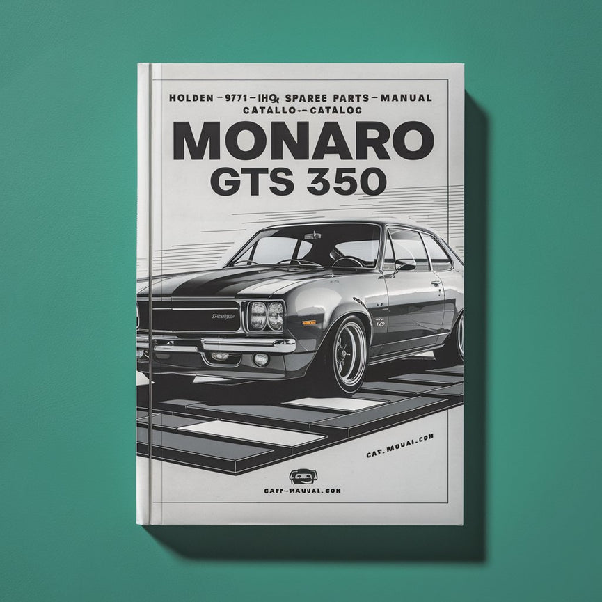 HOLDEN 1971-1973 HQ Spare Parts Book Catalog MONARO GTS 350