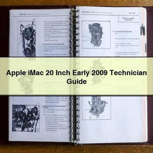 Apple iMac 20 Inch Early 2009 Technician Guide