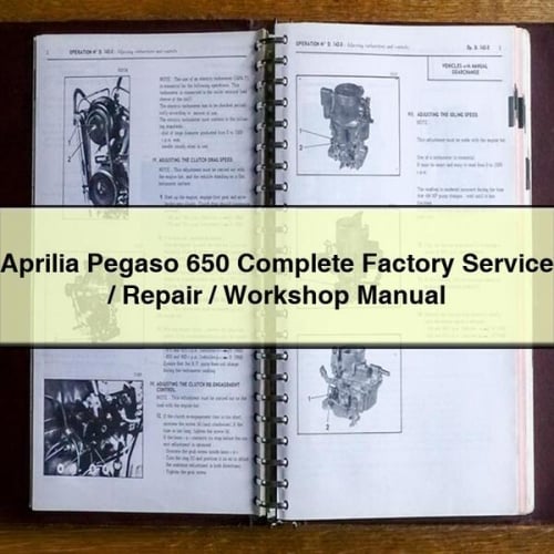 Aprilia Pegaso 650 Complete Factory Service / Repair / Workshop Manual PDF Download