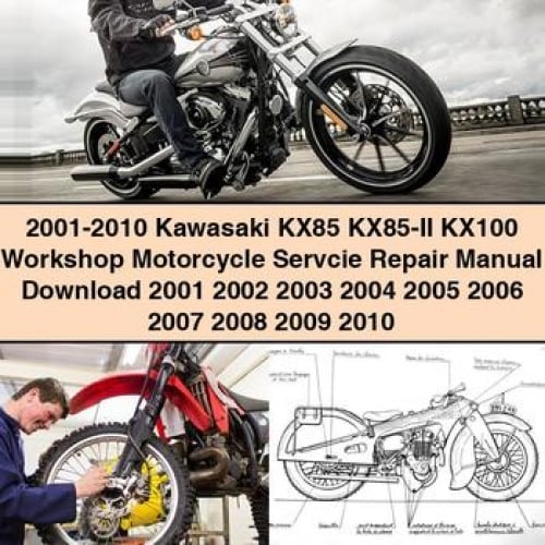 2001-2010 Kawasaki KX85 KX85-II KX100 Workshop Motorcycle Servcie Repair Manual Download 2001 2002 2003 2004 2005 2006 2007 2008 2009 2010 PDF