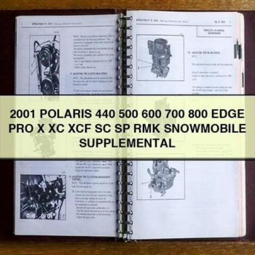 2001 POLARIS 440 500 600 700 800 EDGE PRO X XC XCF SC SP RMK Snowmobile SUPPLEMENTAL