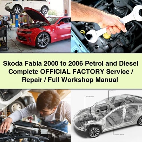 Skoda Fabia 2000 to 2006 Petrol and Diesel Complete OFFICIAL Factory Service / Repair / Full Workshop Manual PDF Download