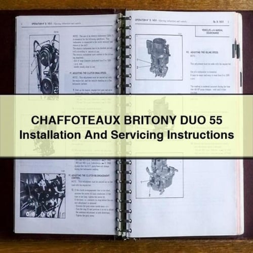 CHAFFOTEAUX BRITONY DUO 55 Installation And Servicing Instructions