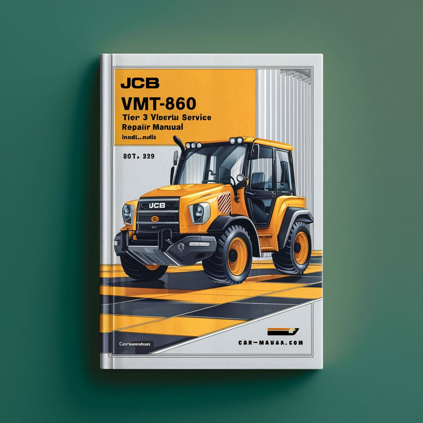 Manual de servicio y reparación de JCB VMT860 Tier 3 VIBROMAX - INDIA