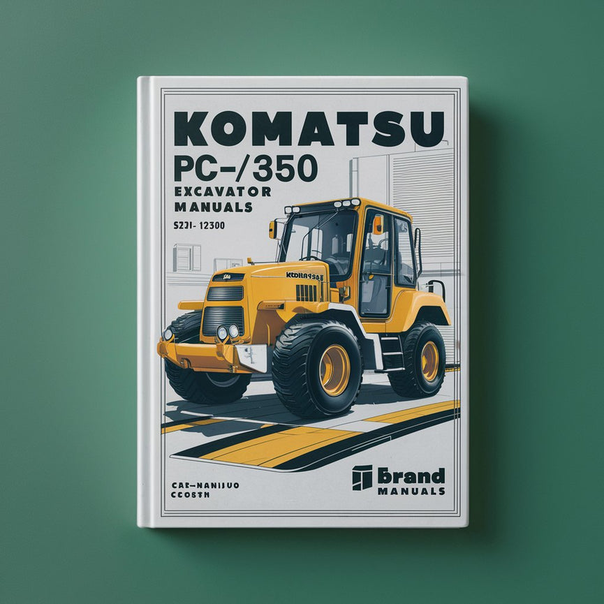 Komatsu PC-300/350 (English) Excavator ManualS