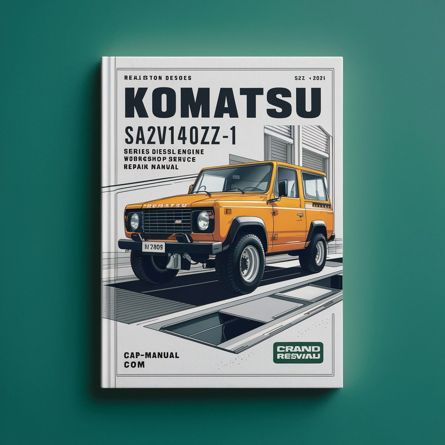 Manual de reparación y servicio del motor diésel Komatsu serie SA12V140Z-1