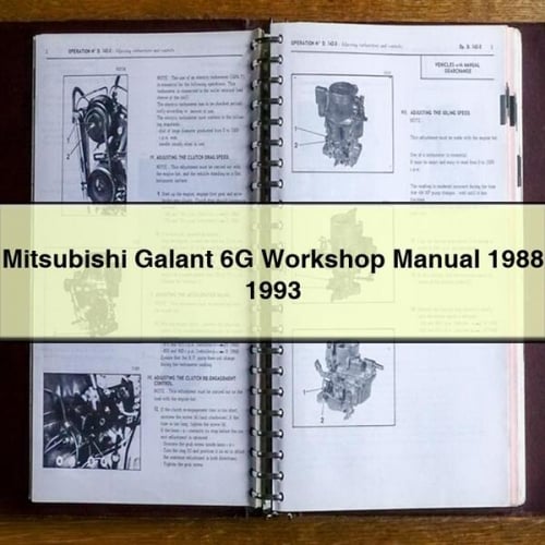 Mitsubishi Galant 6G Workshop Manual 1988 1993 PDF Download