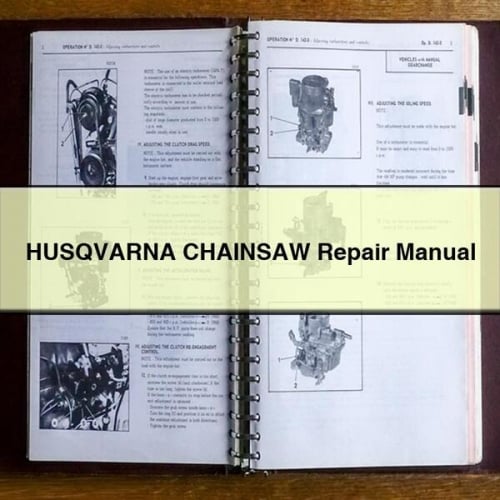 HUSQVARNA CHAINSAW Repair Manual PDF Download