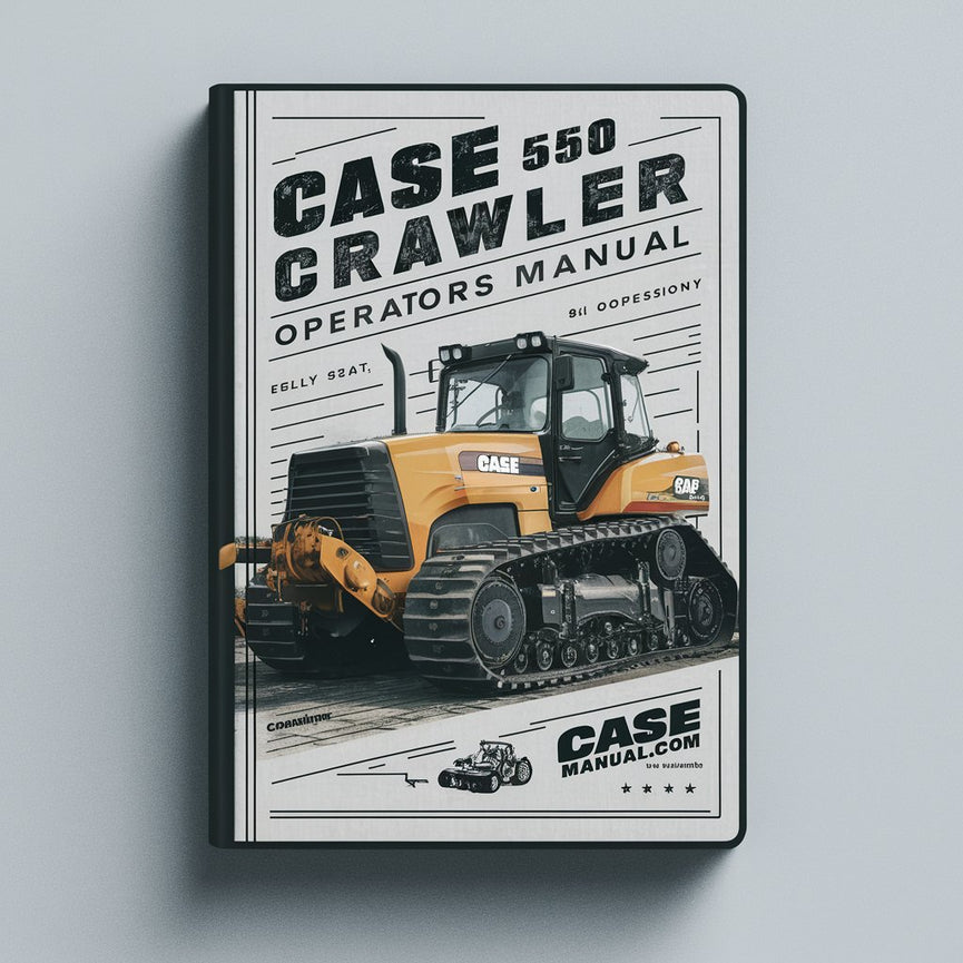 Manual del operador de la excavadora CASE 550