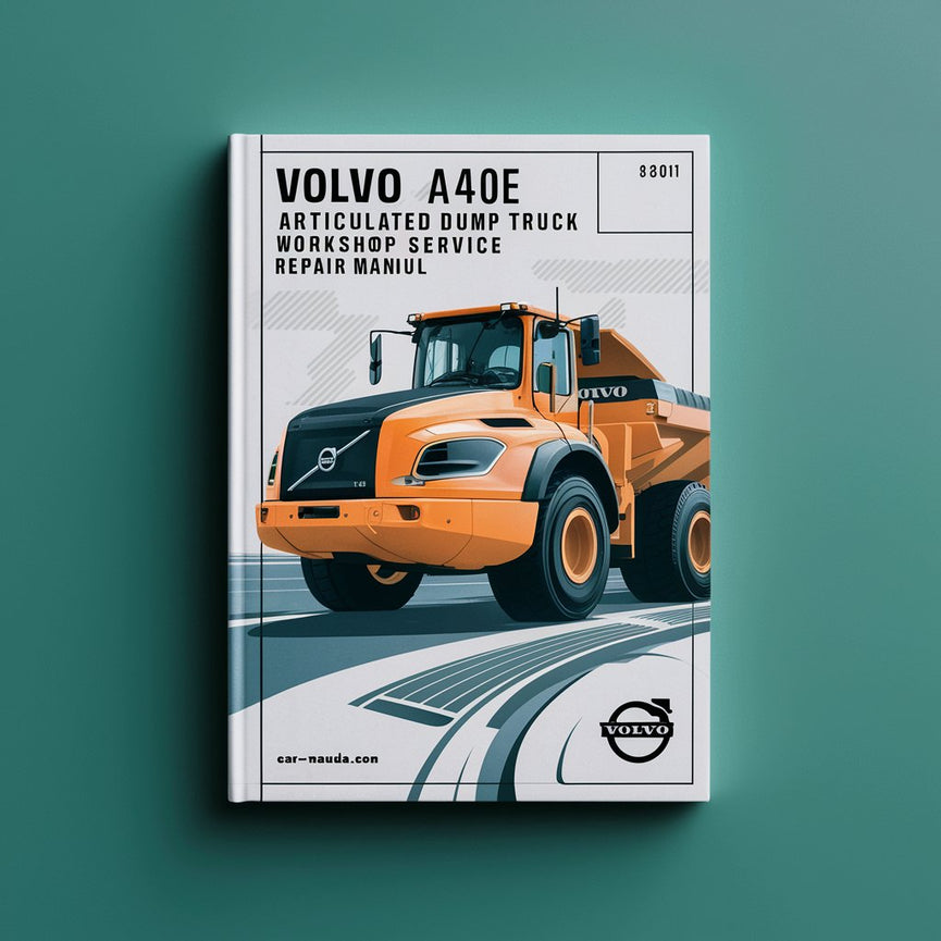 Manual de reparación y servicio del camión volquete articulado Volvo A40E