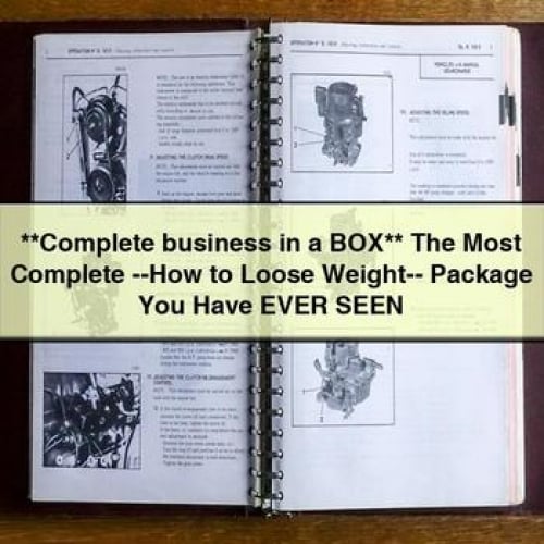 **Complete business in a BOX** The Most Complete --How to Loose Weight-- Package You Have EVER SEEN