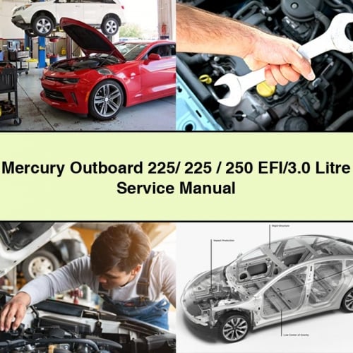 Mercury Outboard 225/ 225 / 250 EFI/3.0 Litre Service Manual PDF Download