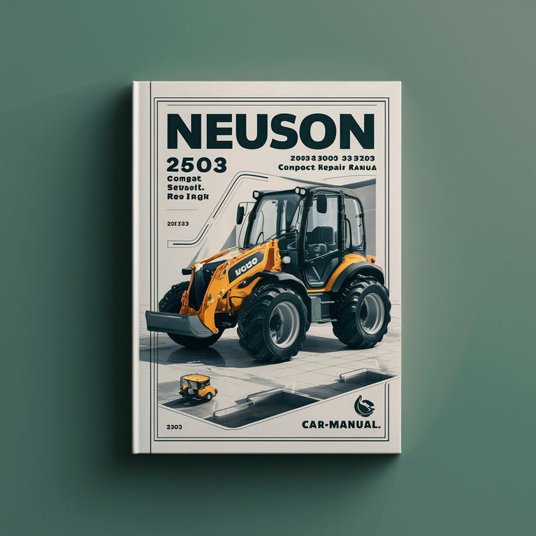 Neuson 2503 3003 3503 3703 Compact Excavator Full Service Repair Manual