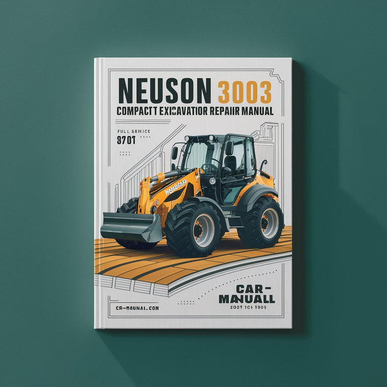 Neuson 3003 Compact Excavator Full Service Repair Manual