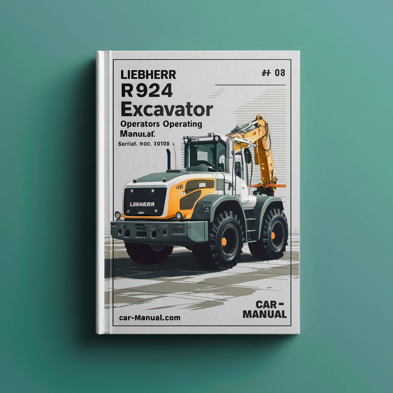 Manual de instrucciones del operador de la excavadora LIEBHERR R924 (N.º de serie: 31 010) #3