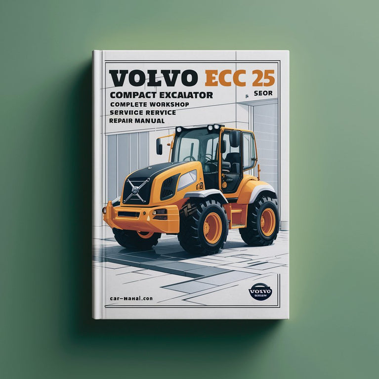 Manuel de réparation et d'entretien complet de la pelle compacte Volvo EC25 EC 25