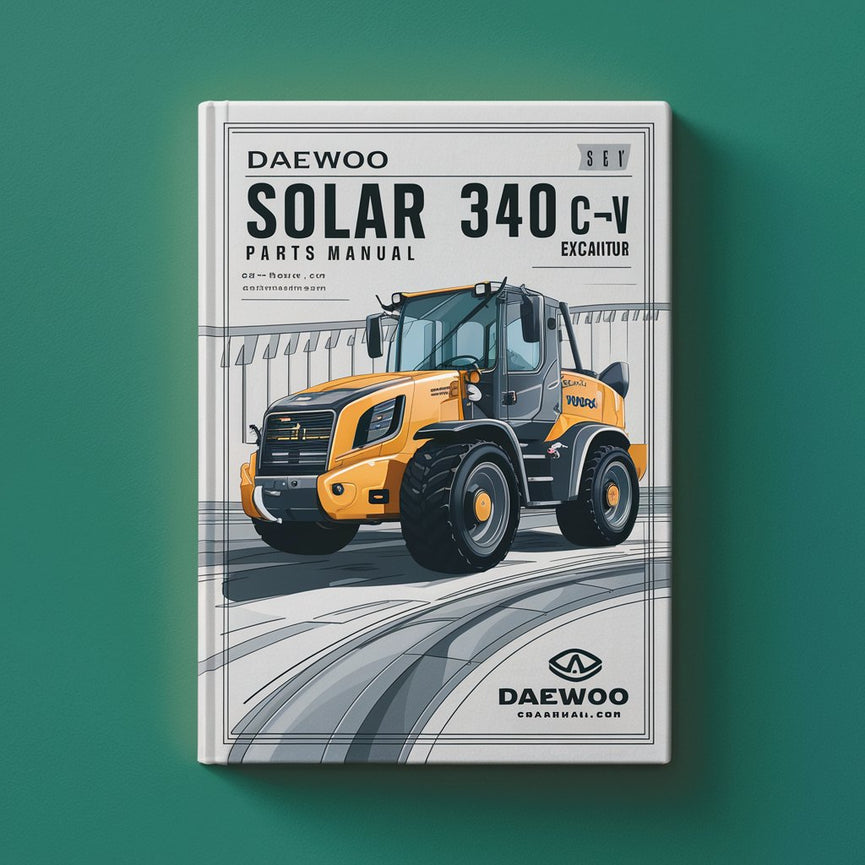 Manual de piezas de la excavadora Daewoo Solar 340LC-V