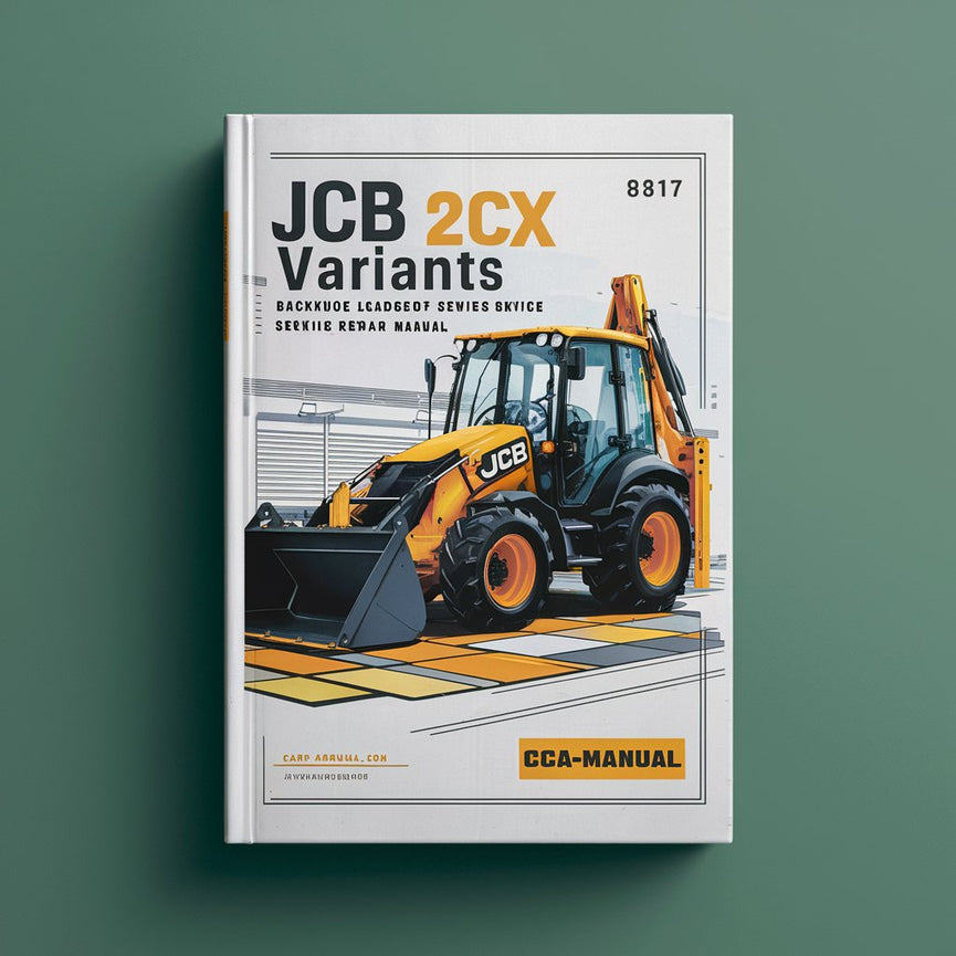 Manuel de réparation et d'entretien de l'atelier de chargeuse-pelleteuse JCB 2cx et variantes