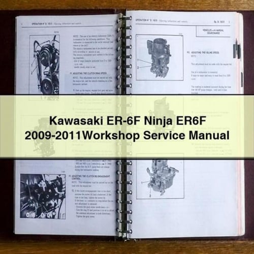 Kawasaki ER-6F Ninja ER6F 2009-2011Workshop Service Manual PDF Download