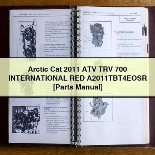 Arctic Cat 2011 ATV TRV 700 INTERNATIONAL RED A2011TBT4EOSR [Parts Manual] PDF Download