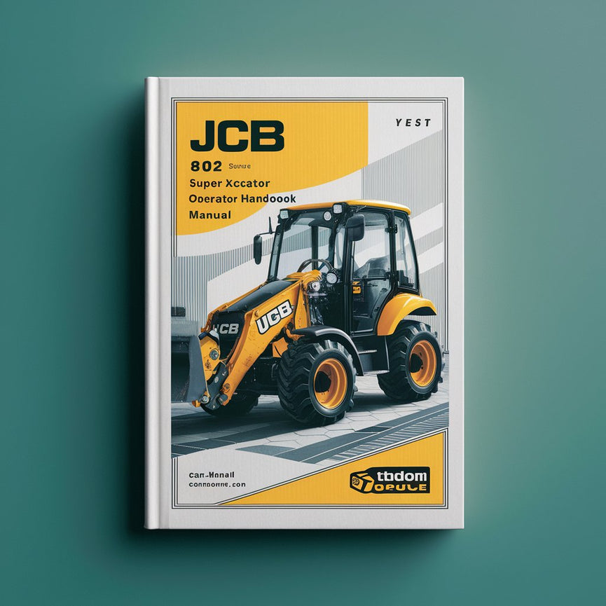 Manuel d'utilisation de la mini-pelle JCB 802-Super