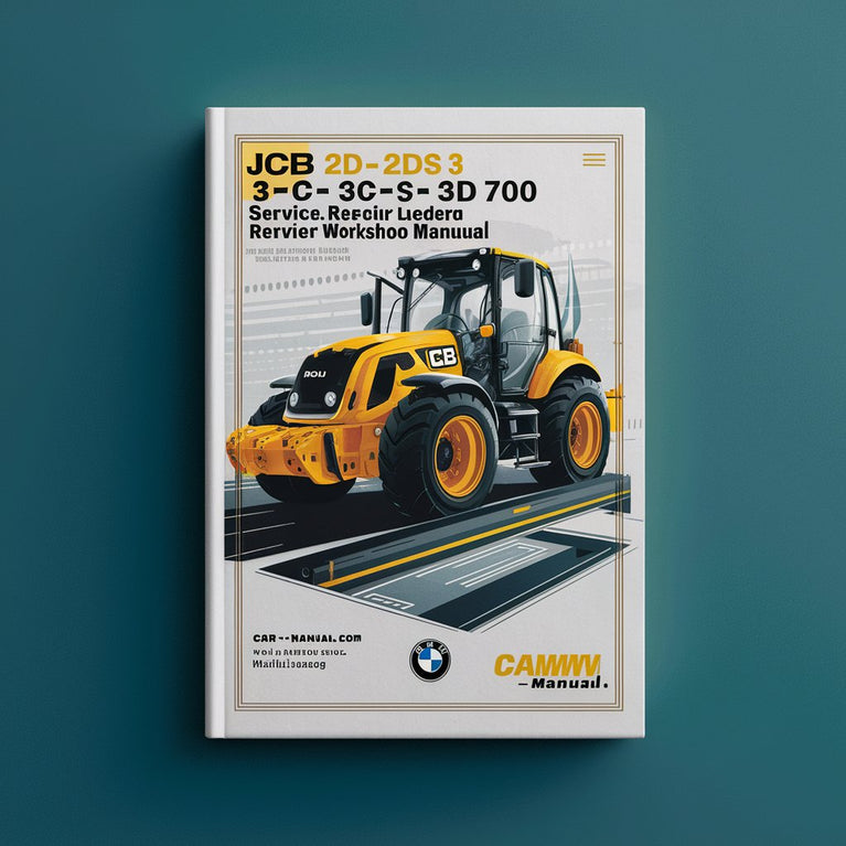 Manuel d'atelier de réparation et d'entretien de la chargeuse-pelleteuse JCB 2D 2DS 3 3C 3CS 3D 700