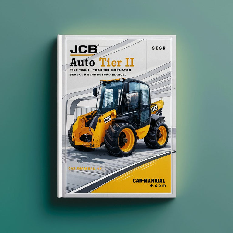 Manual de taller y reparación de la excavadora de cadenas JCB JS360 Auto Tier III