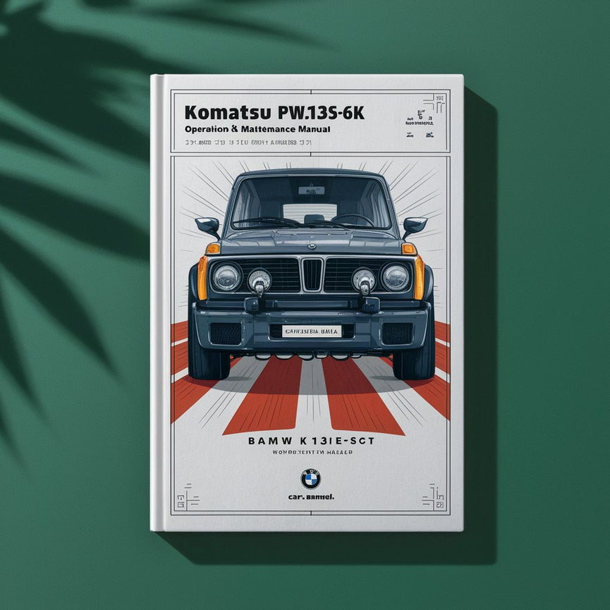 Manual de operación y mantenimiento de la Komatsu PW130ES-6K