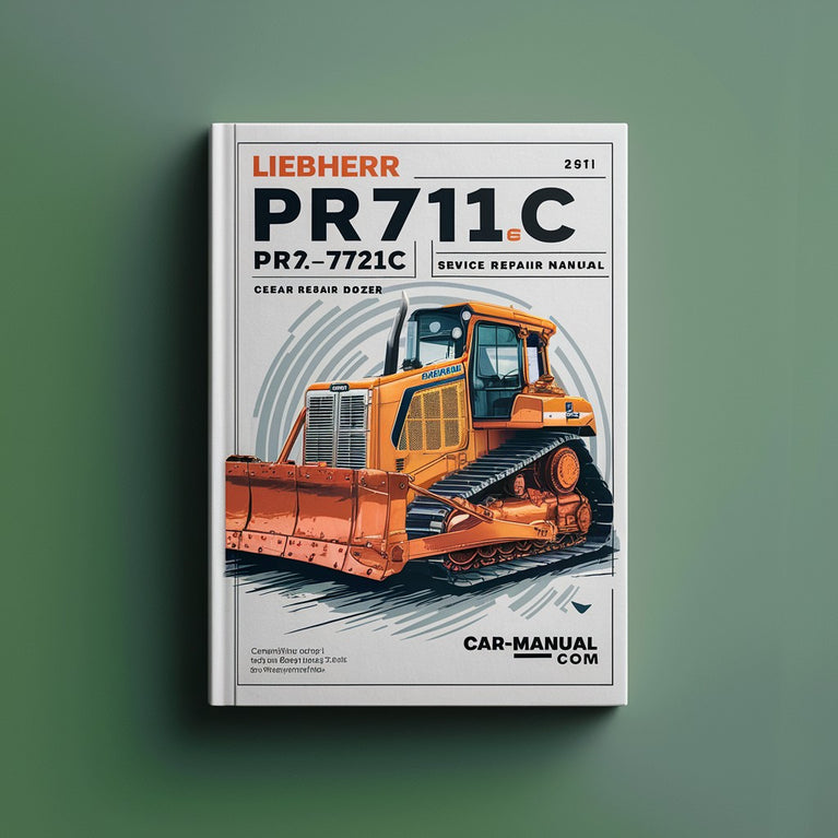 Liebherr PR711 PR721C PR731C PR741C PR751 Crawler Dozer Service Repair Workshop Manual