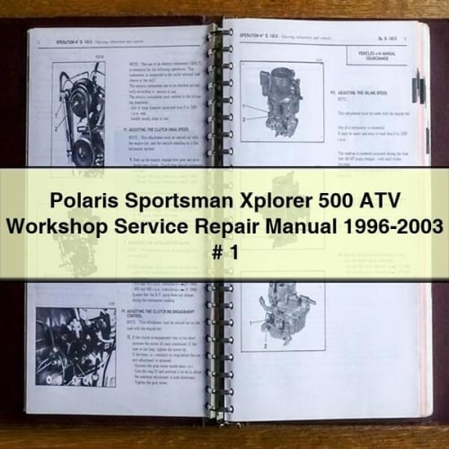 Polaris Sportsman Xplorer 500 ATV Workshop Service Repair Manual 1996-2003 # 1 Download PDF