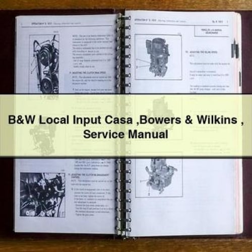 B&W Local Input Casa Bowers & Wilkins Service Manual PDF Download