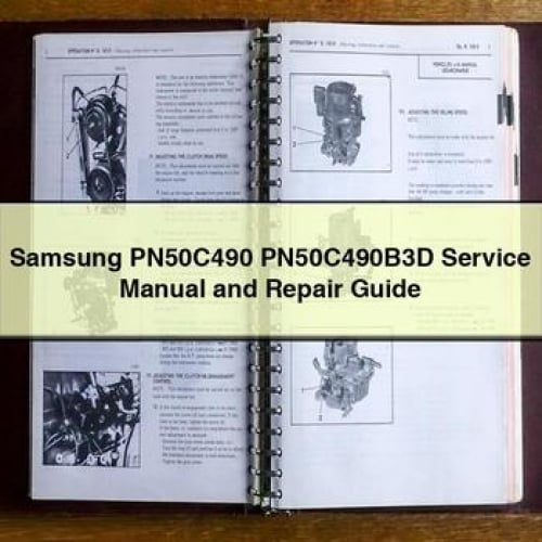 Samsung PN50C490 PN50C490B3D Service Manual and Repair Guide PDF Download