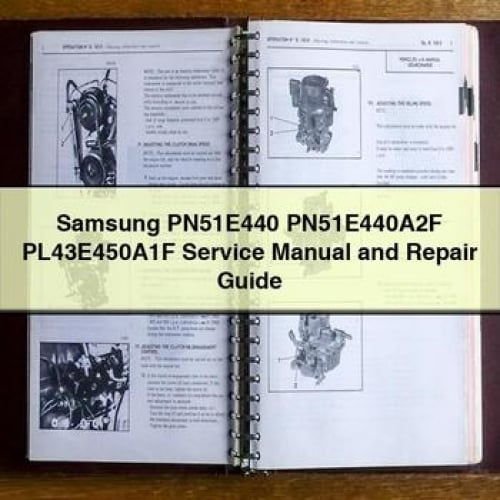 Samsung PN51E440 PN51E440A2F PL43E450A1F Service Manual and Repair Guide PDF Download