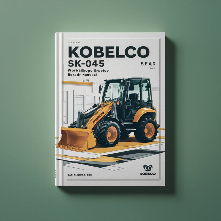 Manual de servicio y reparación del taller de miniexcavadora Kobelco SK045