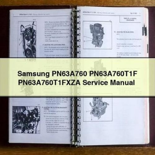 Samsung PN63A760 PN63A760T1F PN63A760T1FXZA Service Manual PDF Download