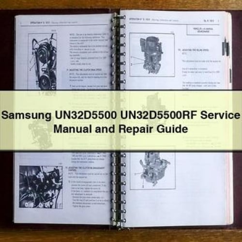 Samsung UN32D5500 UN32D5500RF Service Manual and Repair Guide PDF Download