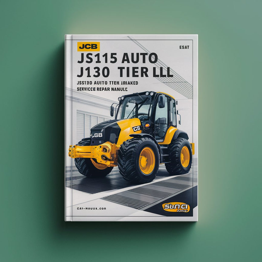 Manual de servicio y reparación de excavadoras de cadenas JCB JS115 Auto Tier lll JS130 Auto Tier lll JS145 Auto Tier lll