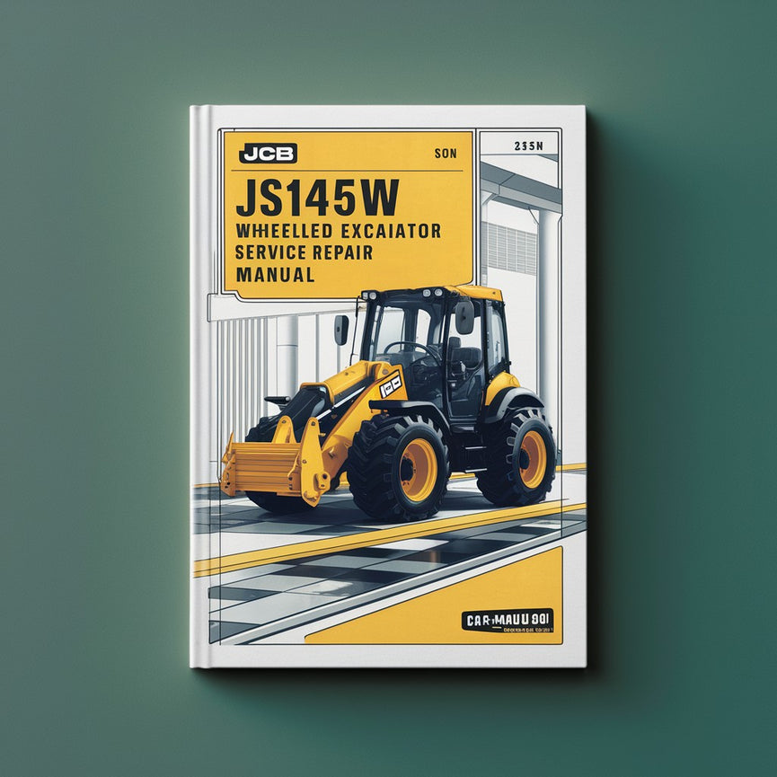 Manual de servicio y reparación de excavadoras de ruedas JCB JS145W JS165W