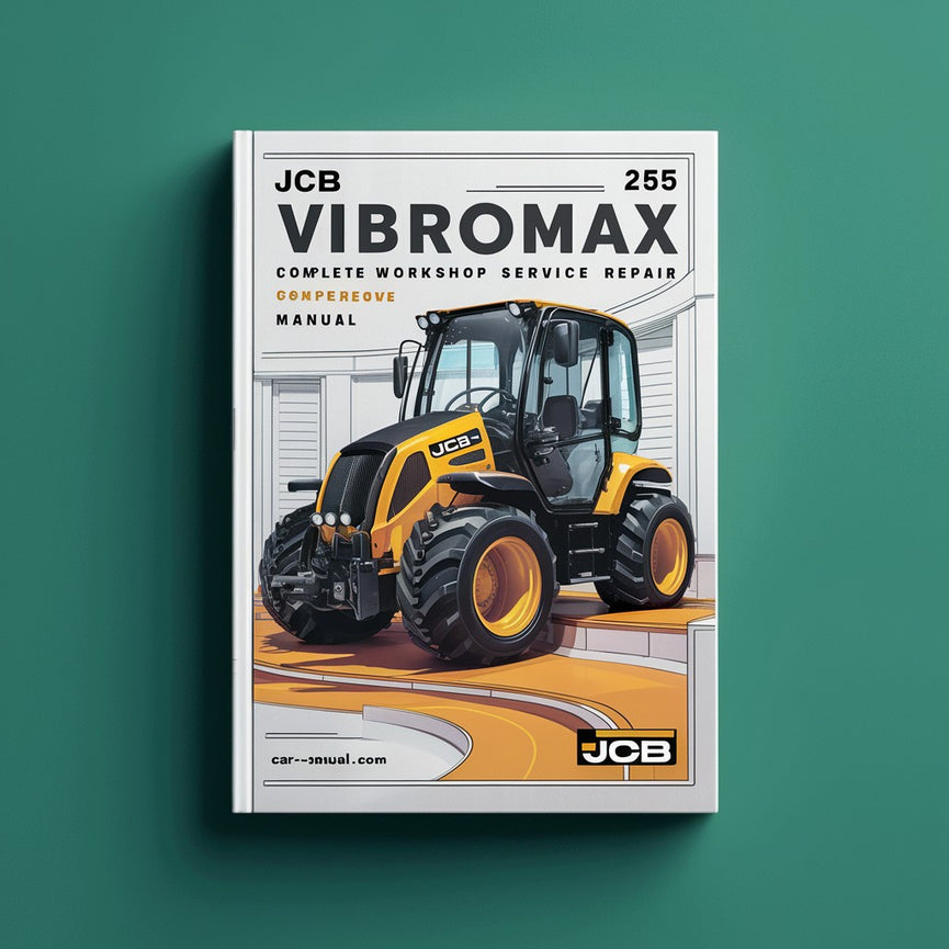 Manual de servicio y reparación completo del taller del rodillo compactador en tándem JCB VIBROMAX 255 265