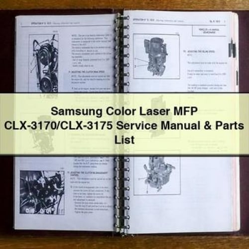 Samsung Color Laser MFP CLX-3170/CLX-3175 Service Manual & Parts List PDF Download