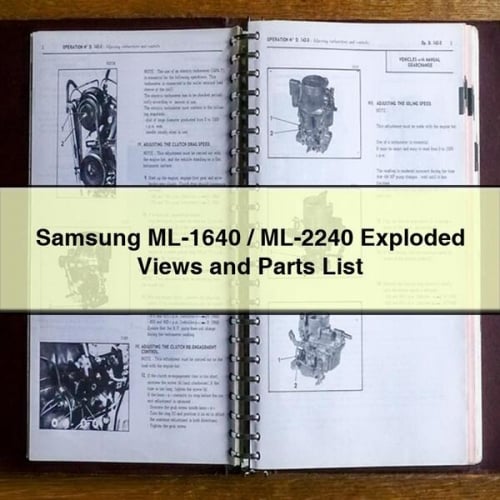 Samsung ML-1640 / ML-2240 Exploded Views and Parts List