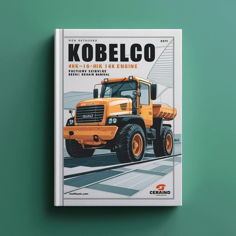 Manual de reparación y servicio de fábrica del motor Isuzu Kobelco 4HK1-6HK1