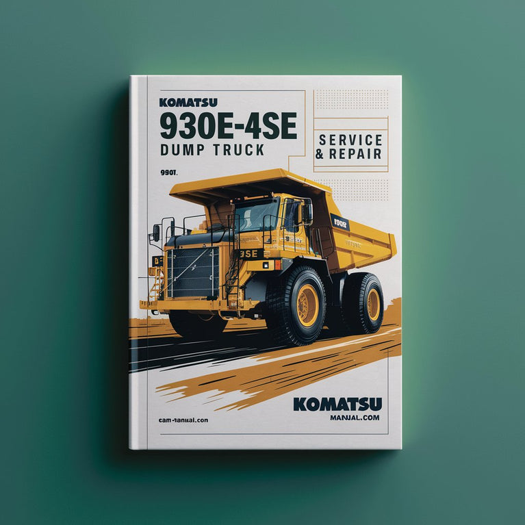 Manual de servicio y reparación del camión volquete Komatsu 930E-4SE